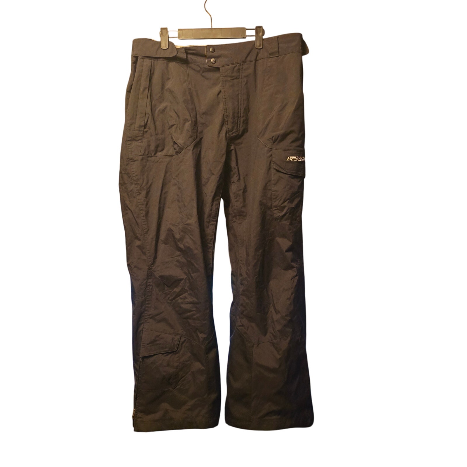 Spyder black mens snowboarding ski pants