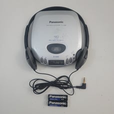 Panasonic SL-S360 Portable CD Player S-XBS Anti-Shock & Panasonic XBS Headphones