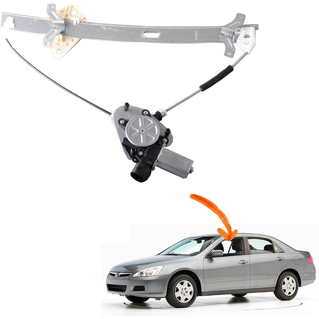 Front Left Driver Side Power Window Regulator Honda Accord 2003-2007 Replacement