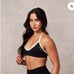 YoungLA Urban V-Neck Sports Bra - Black/Cream BNWT - Small