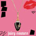 Vintage Juicy Couture Pearl Fashion Necklace Display Charm Necklace Y2K