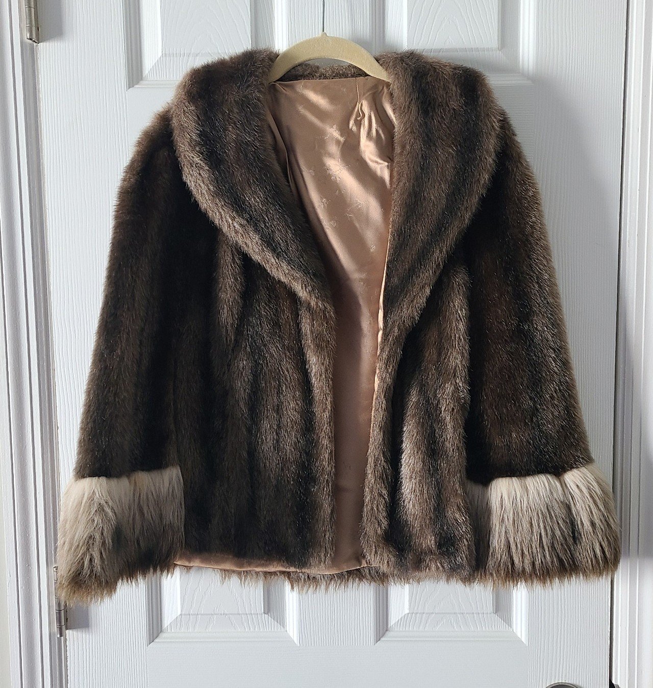 Regina Glenara Vintage Faux Fur Cape Sz OS