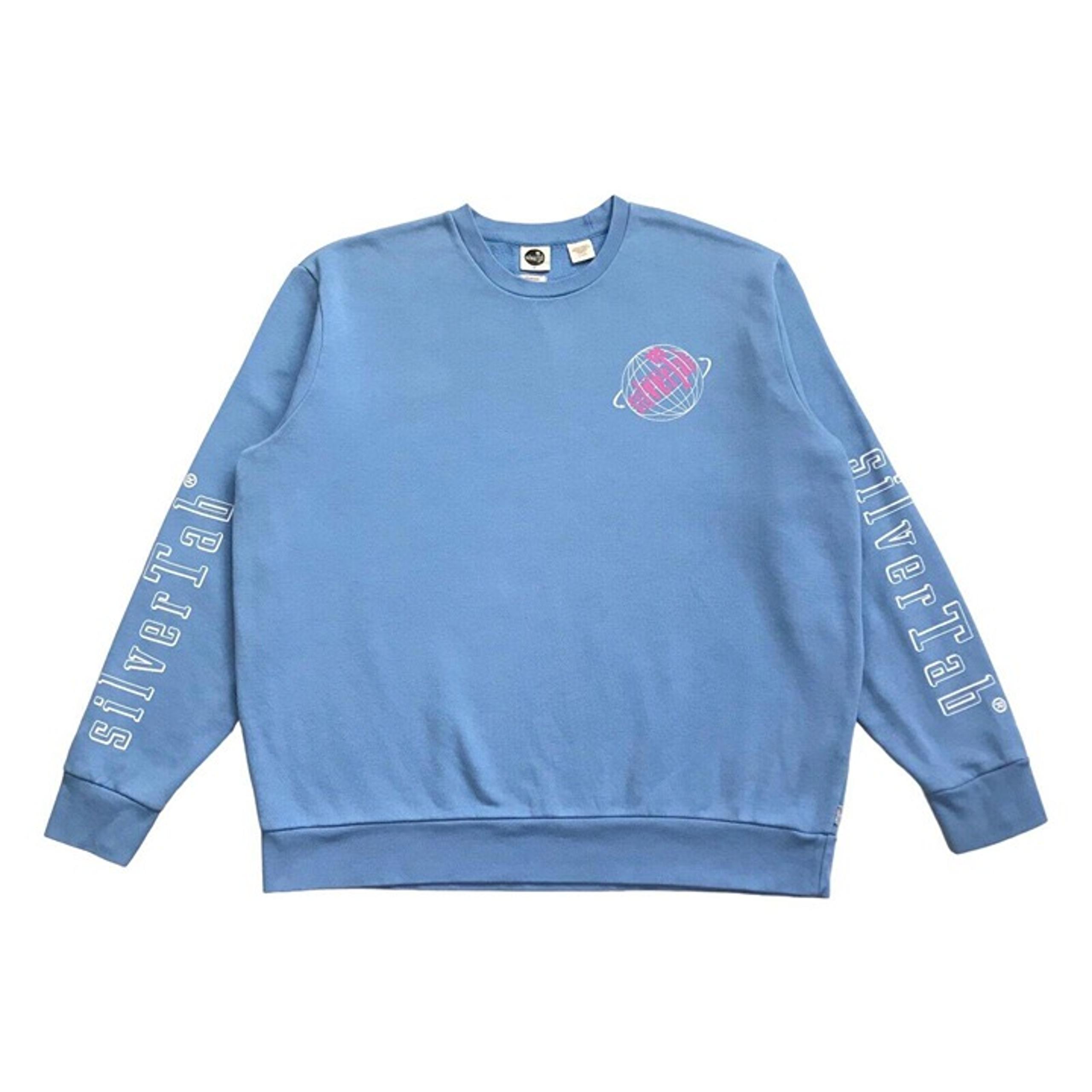 LEVIS SILVERTAB SWEATSHIRT XL MENS BLUE CREWNECK SWEATER SPELLOUT GRUNGE VINTAGE