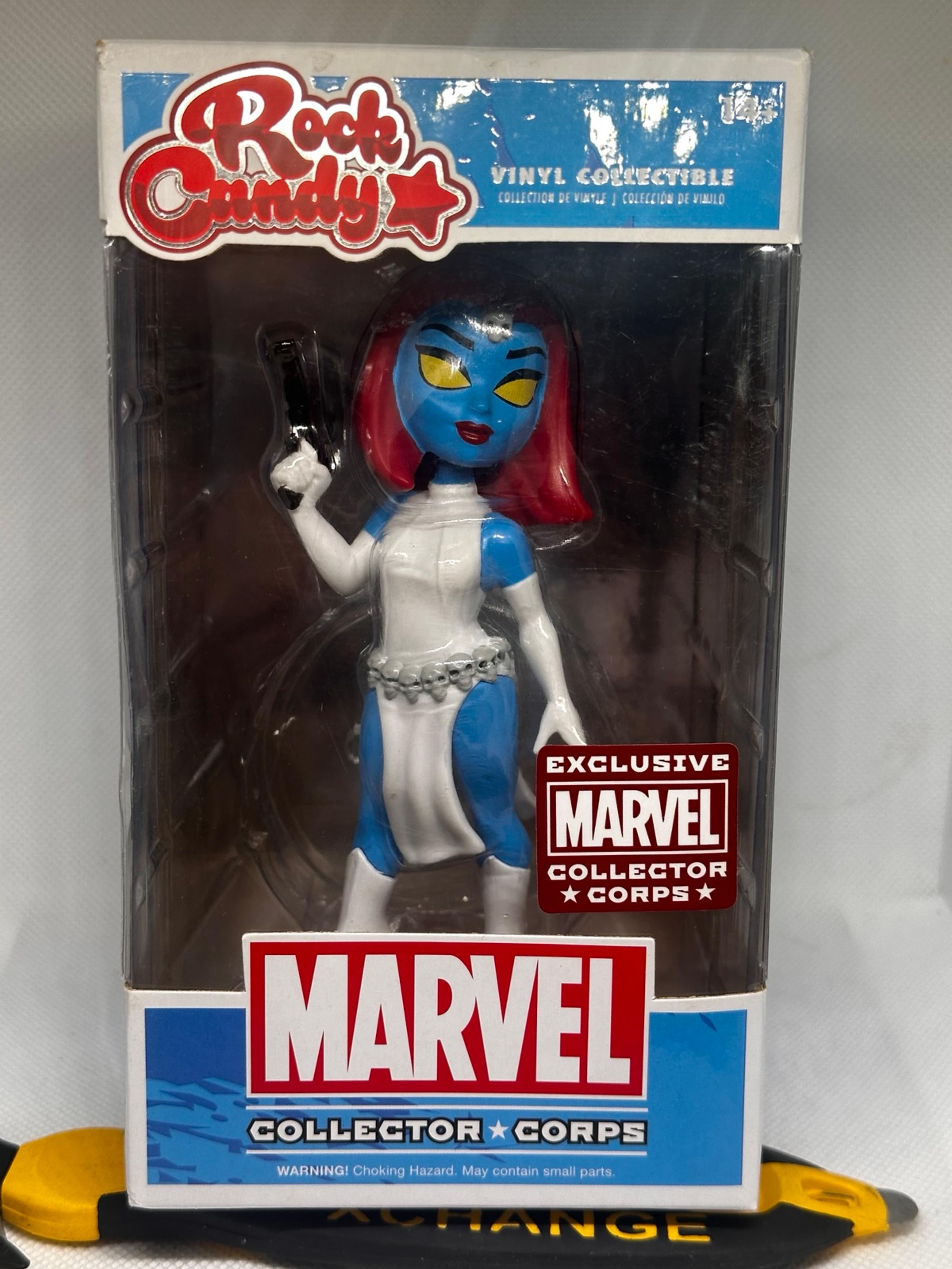 Funko Rock Candy vinyl figure of the Marvel character Mystique.