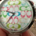 Coach signature watch all over logo print pastel colors water resistant