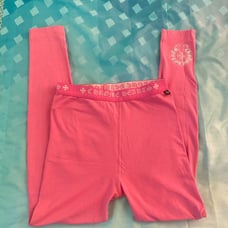 Pink Chrome Hearts Leggings