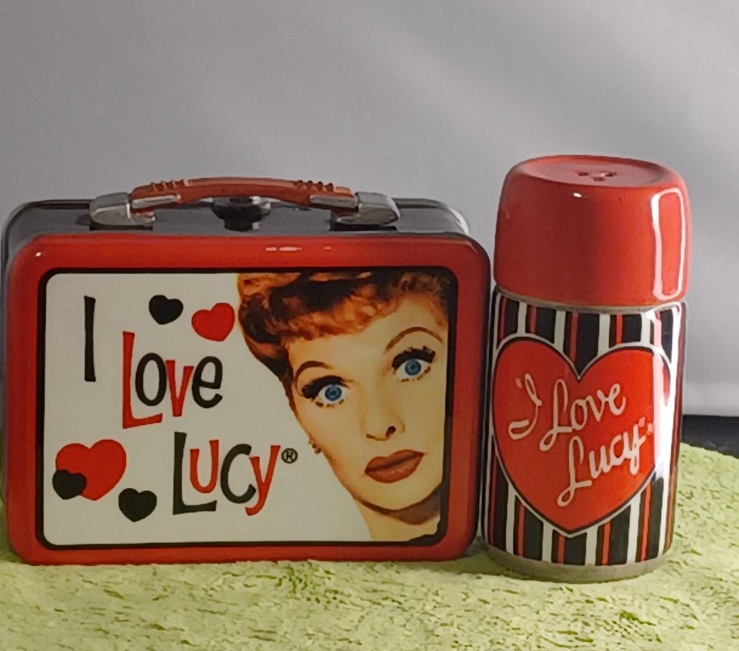 I LOVE LUCY- Ceramic Lunchbox and Thermo Salt & Pepper Shakers by Vandor.