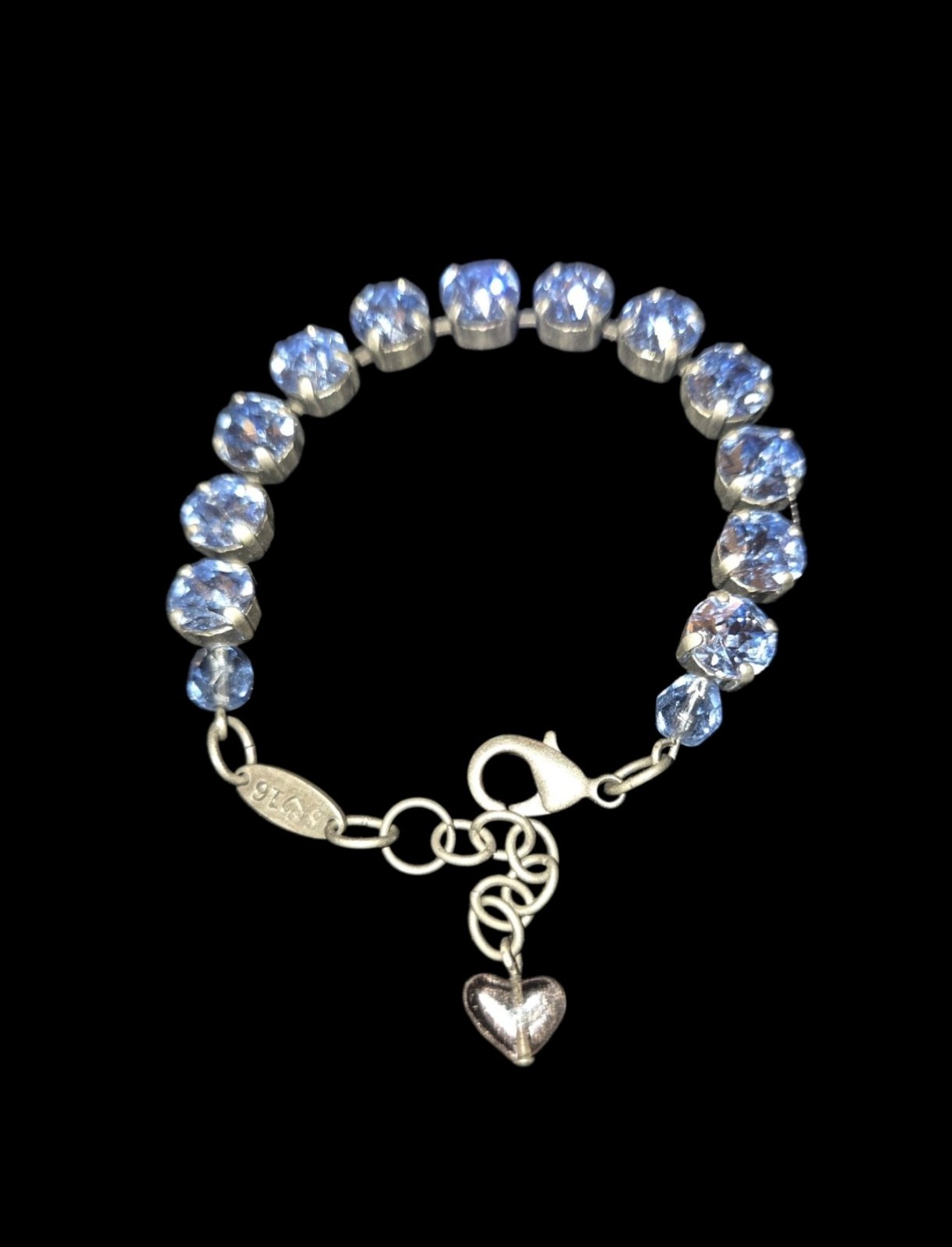Sabika Saphire Retired Summer 2016 Collection Swarovski Crystal Bracelet