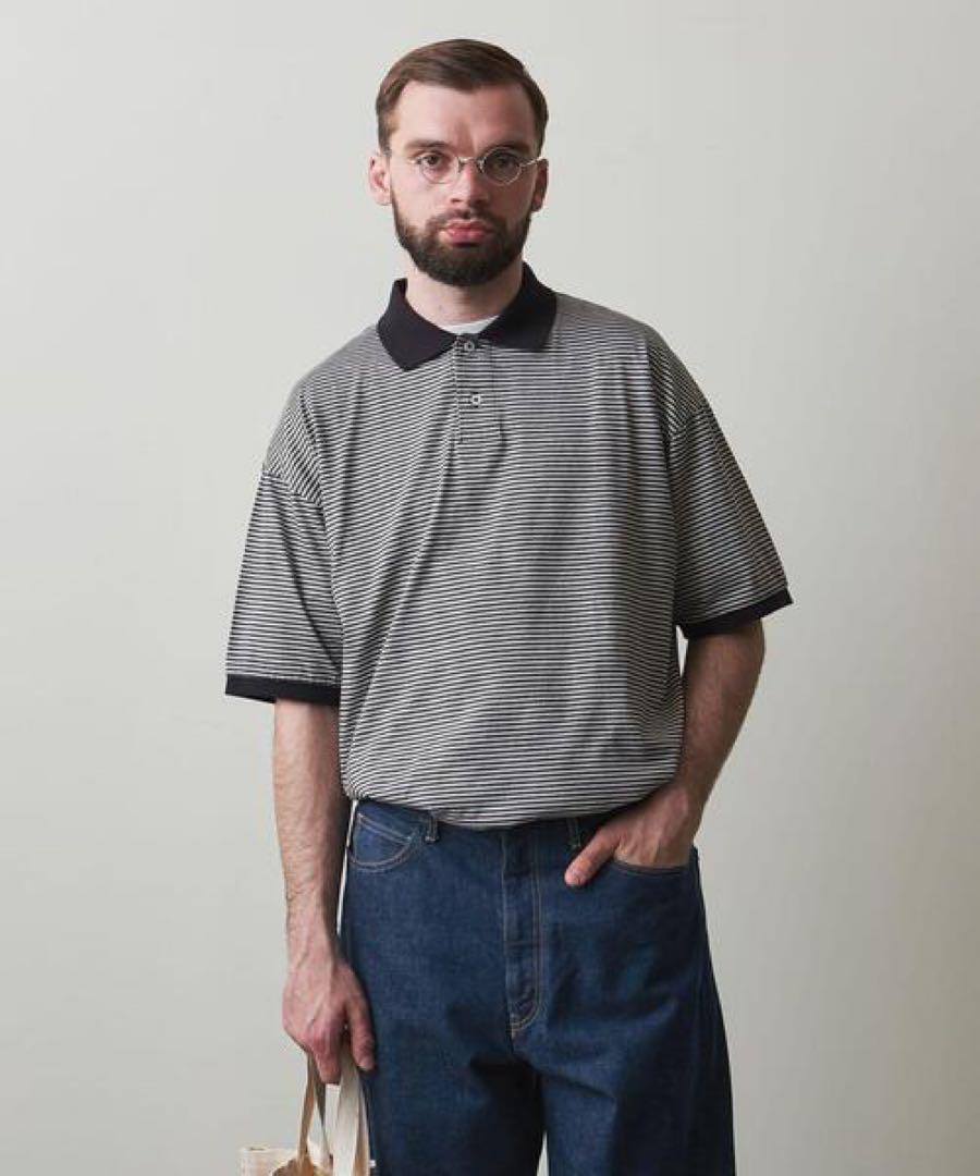 Steven Alan SUVIN BORDER POLOSHIRT LOOSE
