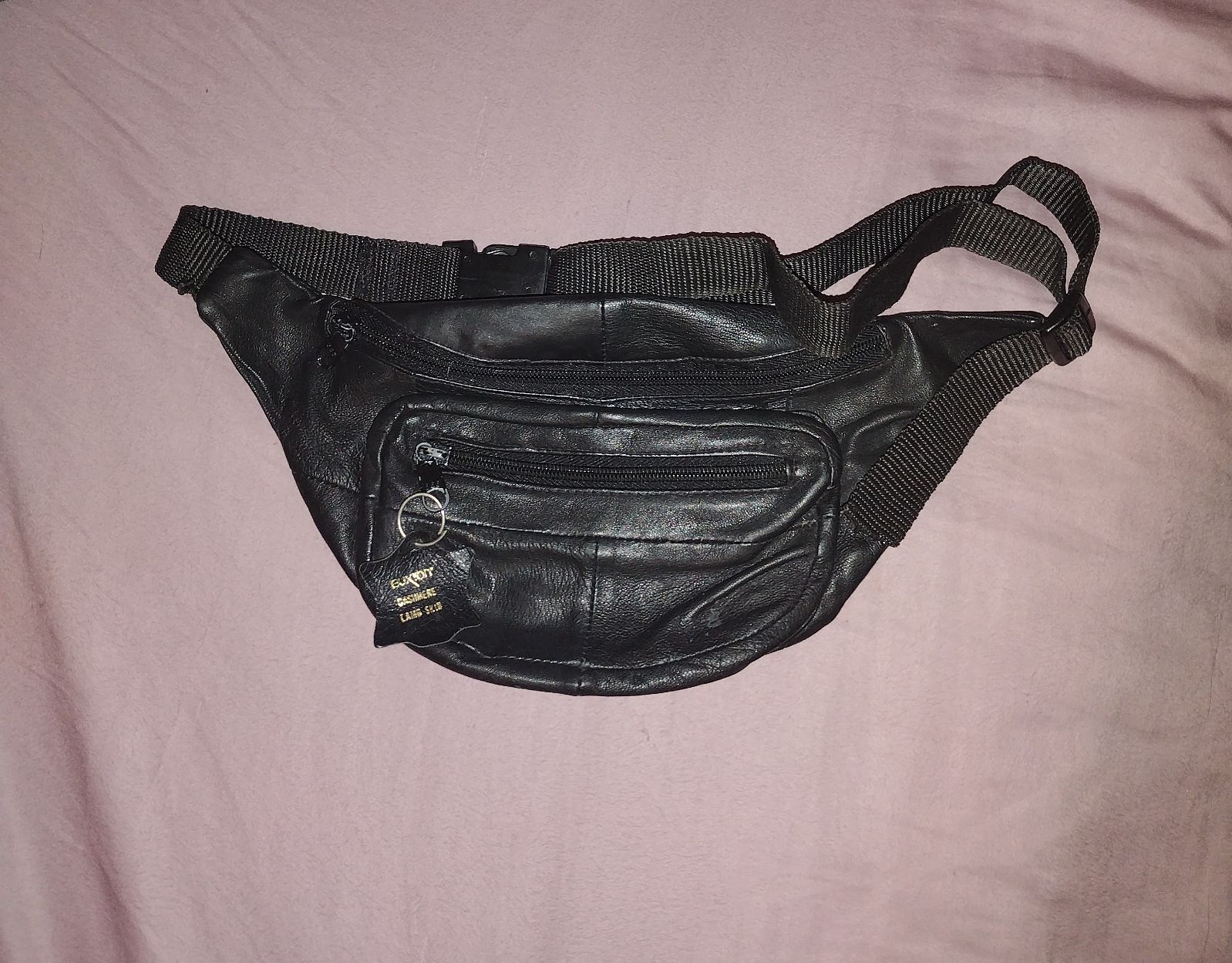 Cashmere/Lambskin Fanny Pack