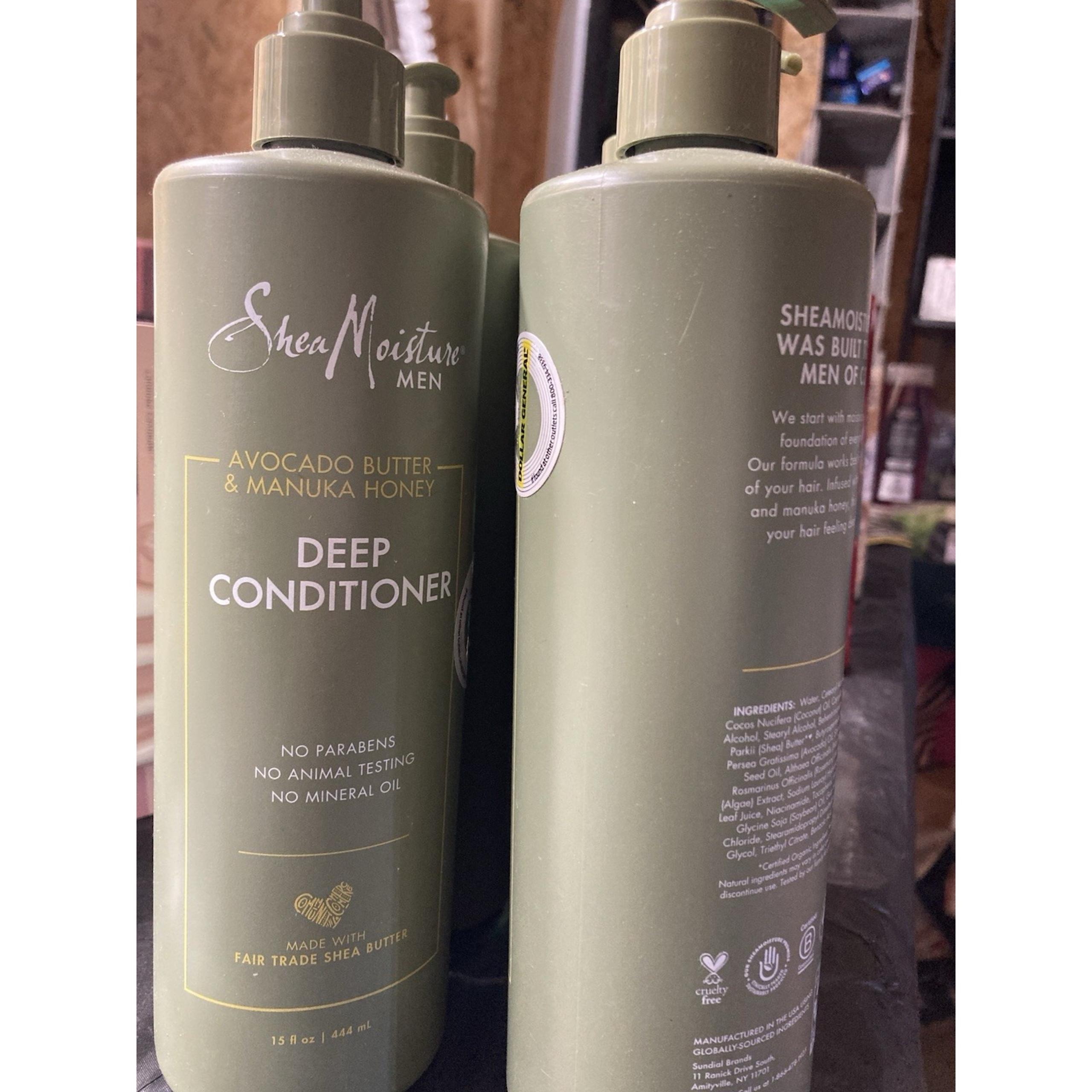 4ct Shea Moisture Men Avocado Butter & Manuka Honey Deep Conditioner 15fl oz