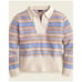 J Crew Collared Fair Isle Lambswool Sweater