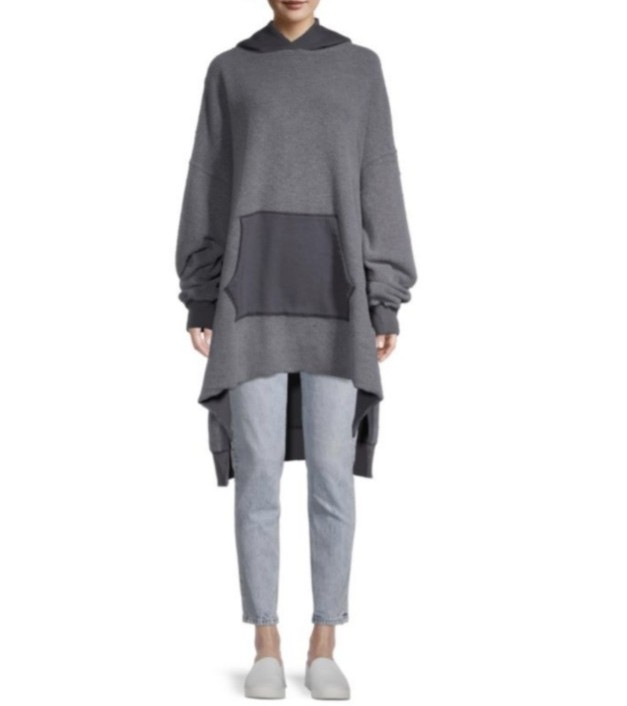 Free People Oversized Kangaroo Hoodie