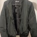 Women's Bomber Jacket Casual Coat Zip Up Outerwear Windbreaker with Pocket