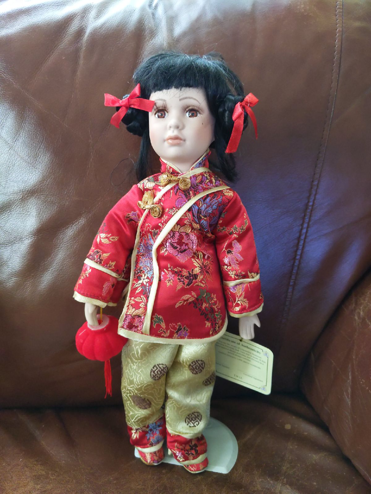 Heirloom collection porcelain doll