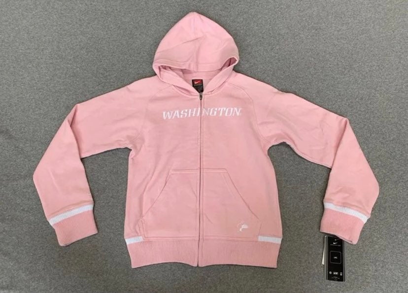 NWT Youth Pink Nike Full Zip Size M