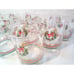 Libbey Christmas Glasses with Goose and Wreath set of 9