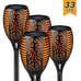 Solar LED Flame Lamp Lawn Flame Flickering Torch Light Outdoor Fire Lights Garde