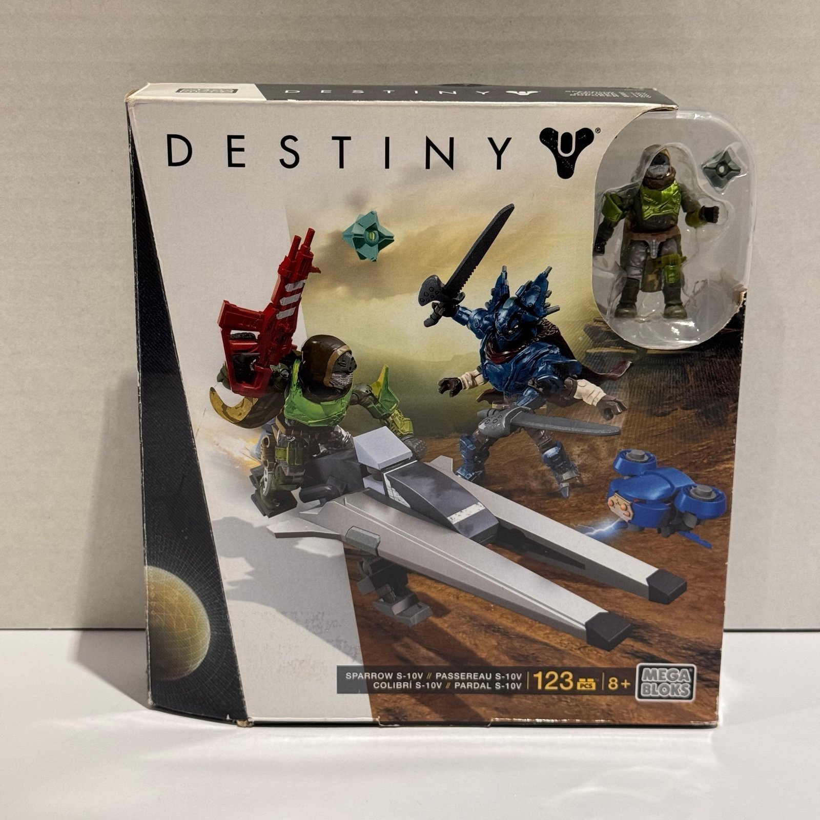 Destiny Sparrow S-10V Mega Bloks Guardian Hunter Fallen Captain - NEW OPEN BOX