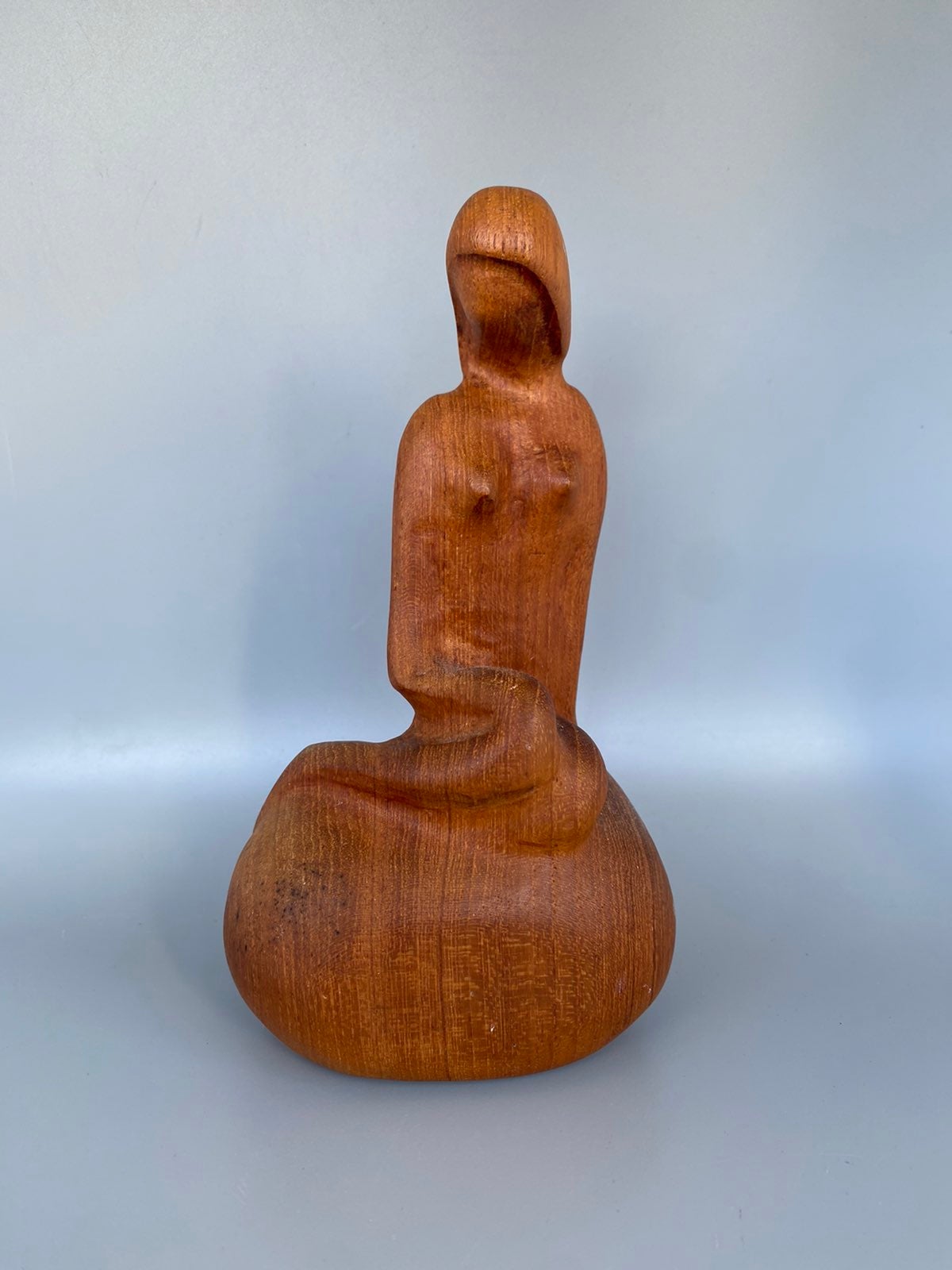 Rare Arne Basse teak mermaid sculpture