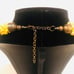Vintage Yellow Braided Choker Necklace 9