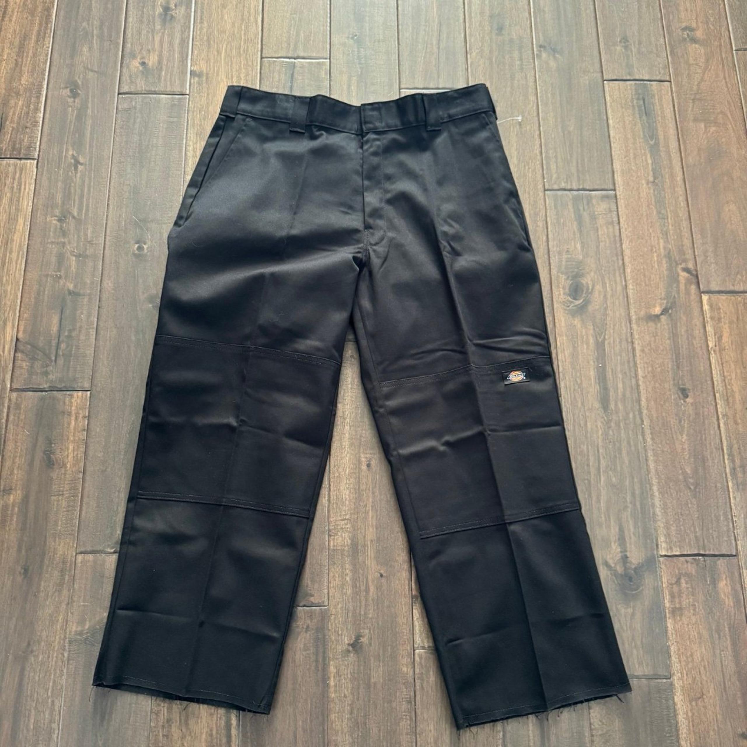 Dickies Twill Work Pants Loose Fit Straight Leg 36x27 Black NWT