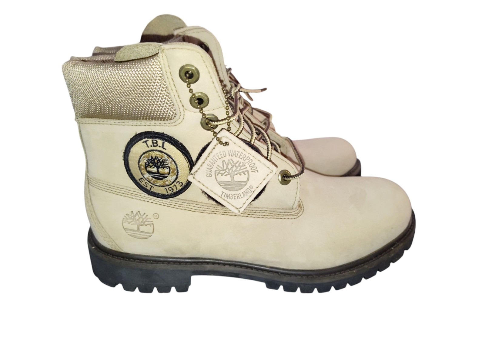 Timberland Men's 6 Inch Premium Waterproof Beige Boots - US Men’s Size 9 NEW