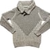 Coofandy Men's Knitted Cotton Pullover Hoodie Turtleneck Long Sleeve Size Large