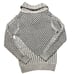 Coofandy Men's Knitted Cotton Pullover Hoodie Turtleneck Long Sleeve Size Large