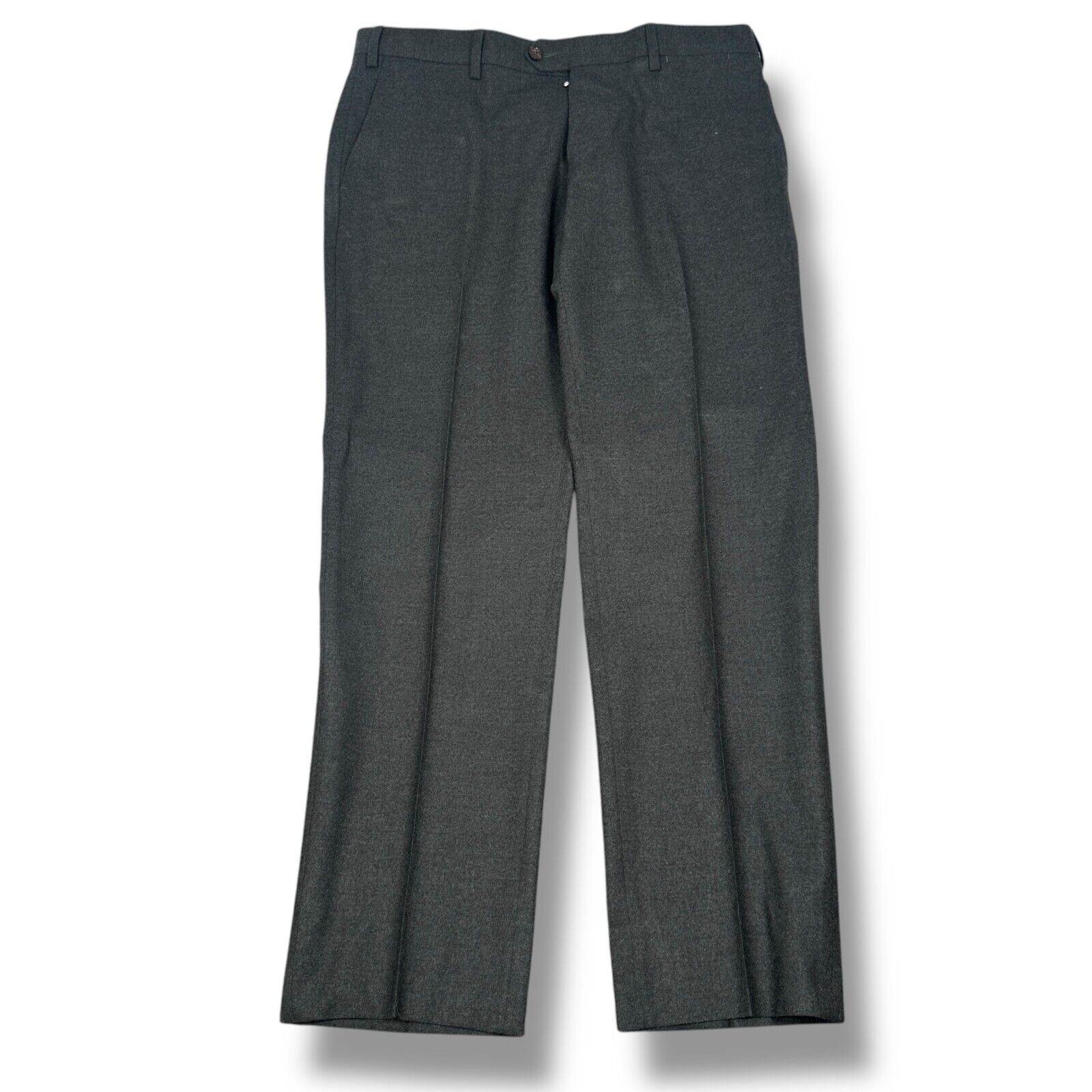 Marco Pescarolo Slim 80 Dress Pants Trouser Men’s 48 US 33 x 28 Charcoal Gray