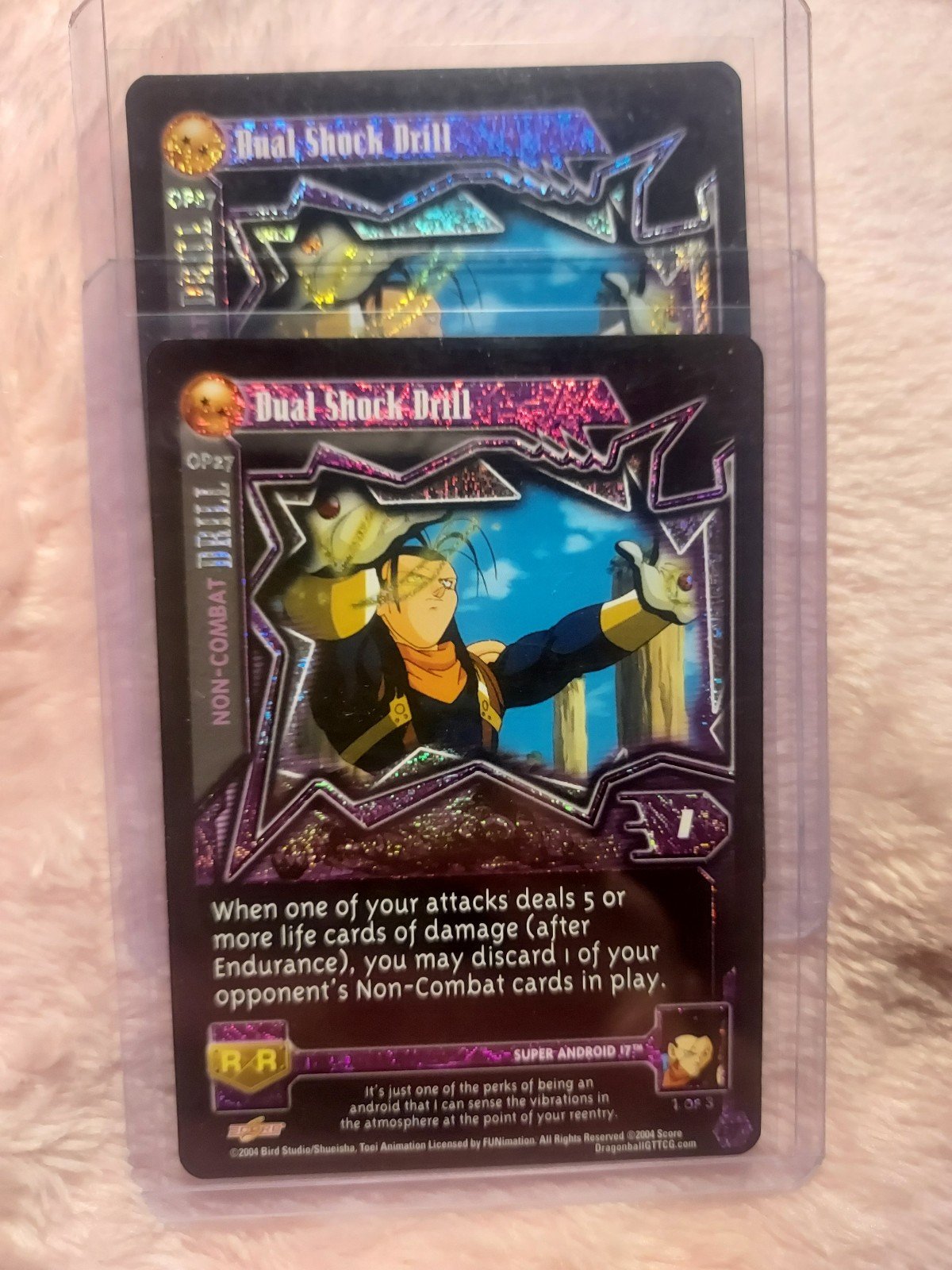 Dragon ball GT CCG Dual Shock Drill (Qty:2) Limited OP Promo Super 17 Saga!!!