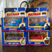 4 Corgi DC Comic Collector Cars- Batmobile (2), Two-Face Car, Redbird; NEW