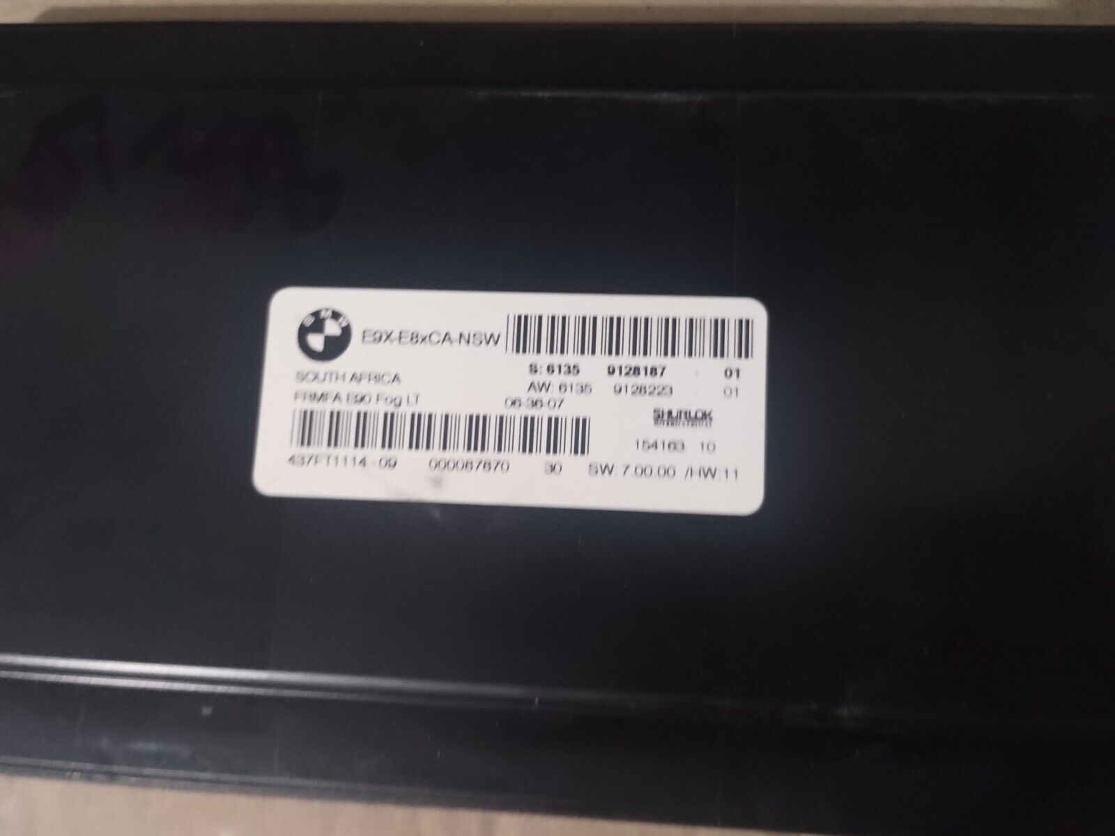 BMW E90 328I LCM FRM FA LIGHT CONTROL MOUDLE FOOTWELL CONTROL UNIT 330I 9128187