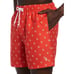 Original Penguin Men's Petes Print Swim Shorts Orange XL