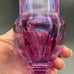 Moser Glass Amethyst Alexandrite Neodymium Crystal Trumpet Vase Purple