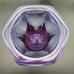 Moser Glass Amethyst Alexandrite Neodymium Crystal Trumpet Vase Purple