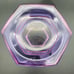 Moser Glass Amethyst Alexandrite Neodymium Crystal Trumpet Vase Purple