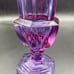 Moser Glass Amethyst Alexandrite Neodymium Crystal Trumpet Vase Purple