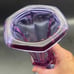 Moser Glass Amethyst Alexandrite Neodymium Crystal Trumpet Vase Purple