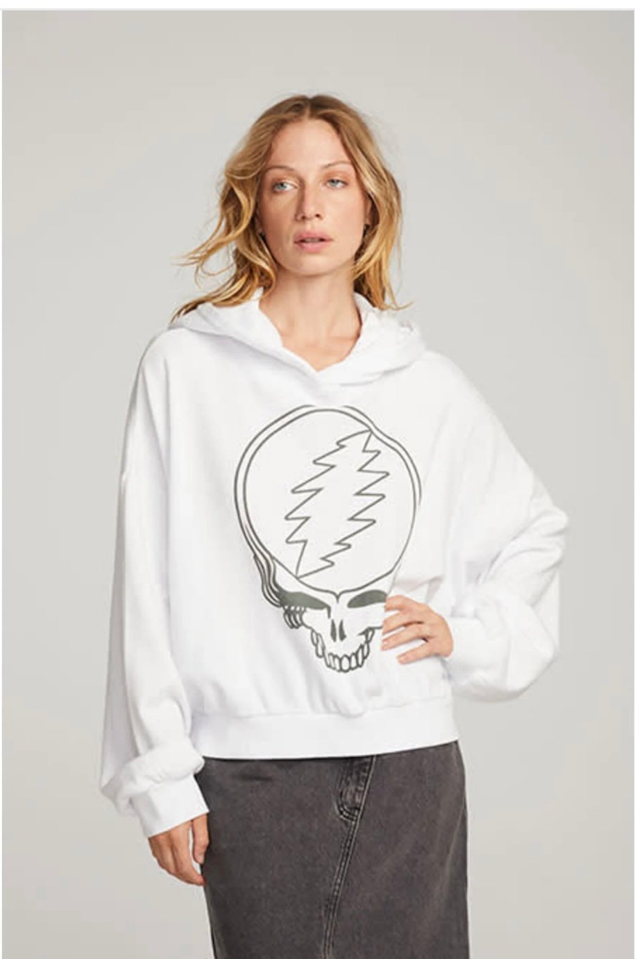 Chaser Grateful Dead Steal Your Face Hoodie NWT SZ SM
