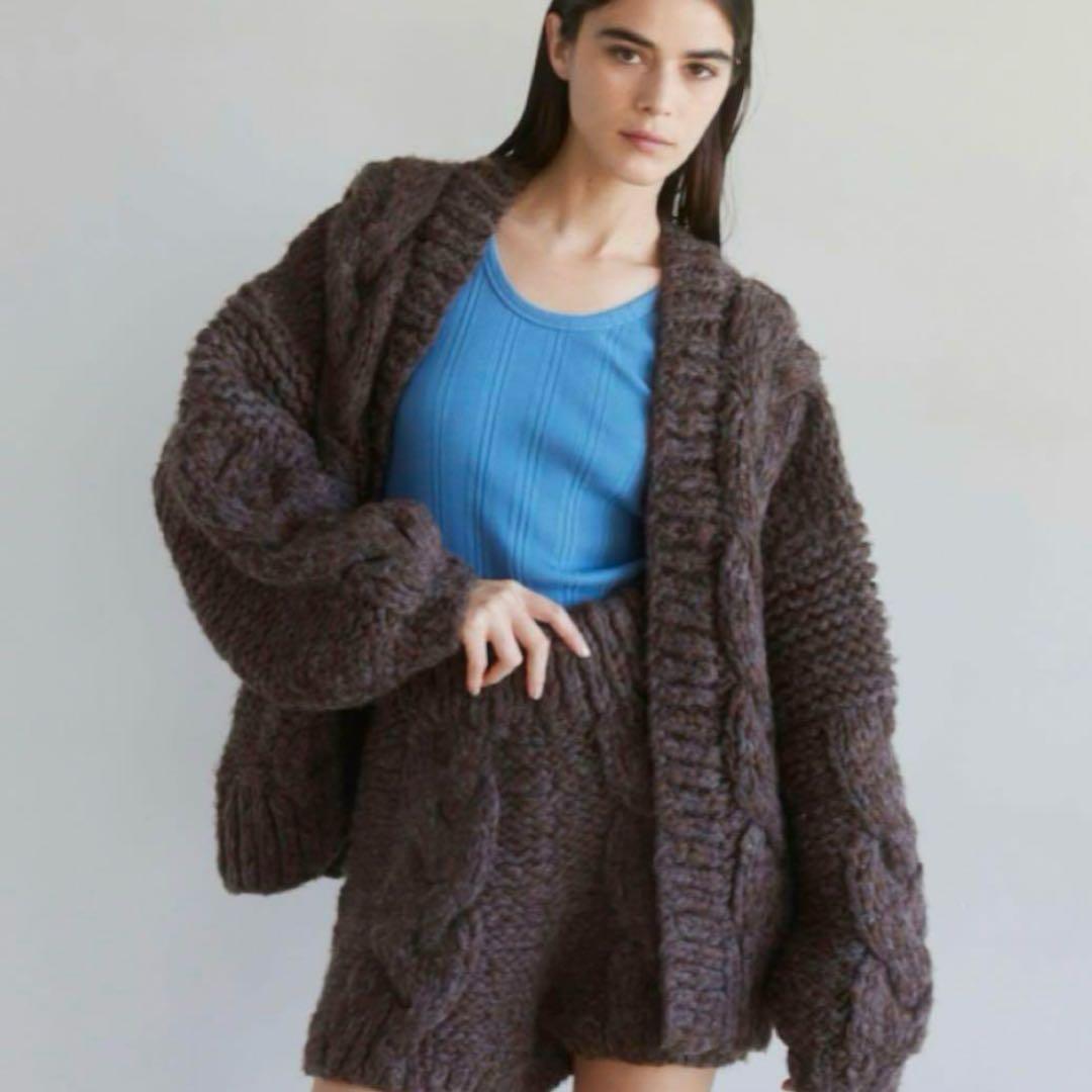 【まとめ買い】 Mix Handmade Lynn Room Sea Cable Pants Knit パンツ