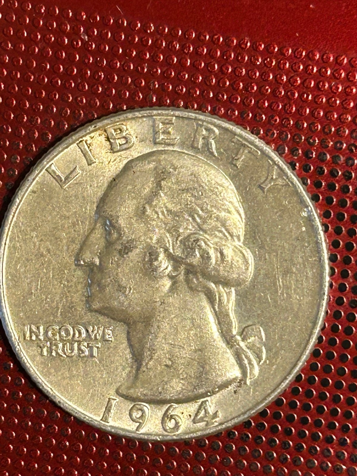 1964 Washington Quarter with Doubling on both the ob&r sides see pictured