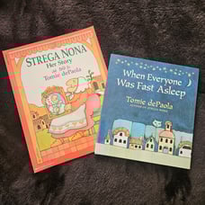 Tomie dePaola Book Lot Strega Nona & When Everyone Was Fast Asleep