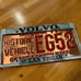 Vintage Volvo License Plate Surround