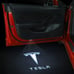 2× For Tesla Model 3 Y S X Puddle Light Car HD Logo Projector Door Accessories
