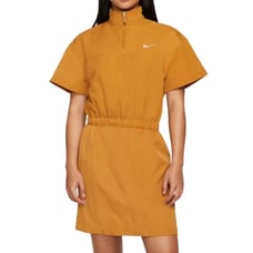 Nike Women's Sportswear Swoosh Woven Dress - NWT - Desert Ochre