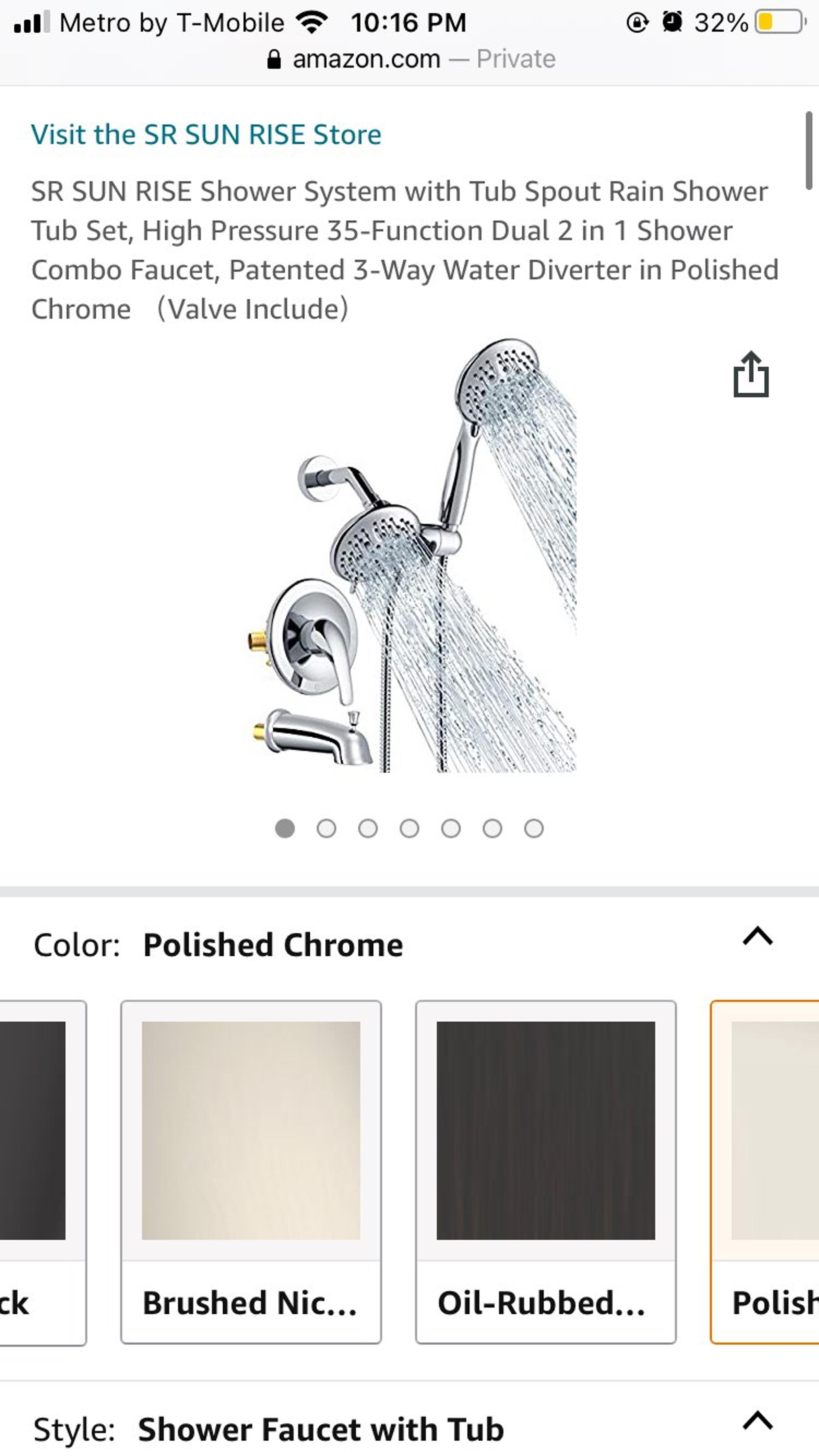 Shower system
