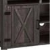 Rustic TV Stand with Sliding Door & Cabinets Media Console for TVs up to 65
