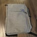 Grey backpack with USB port