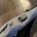 Grey backpack with USB port
